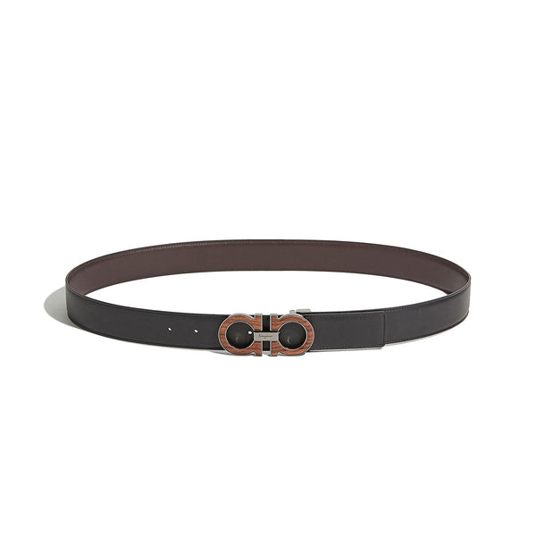 Reversible And Adjustable Gancini Belt